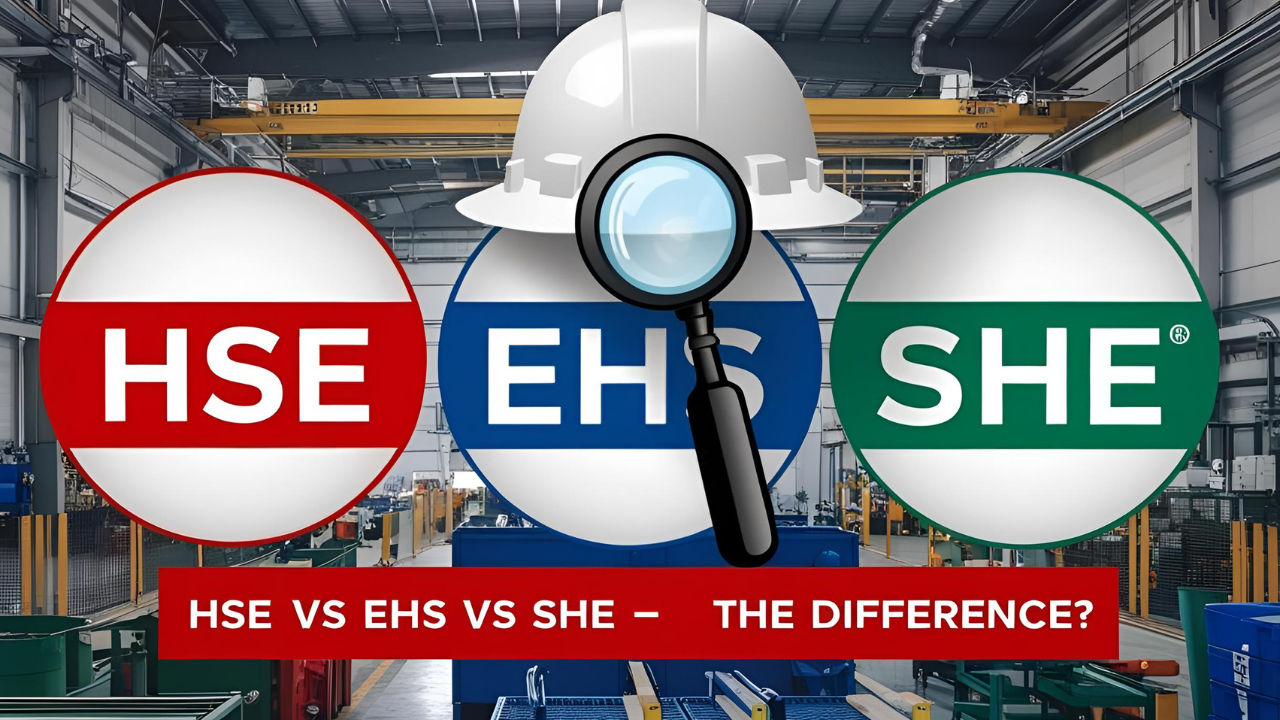 HSE vs EHS vs SHE: Difference Between HSE, EHS, and SHE - A Detailed Comparison