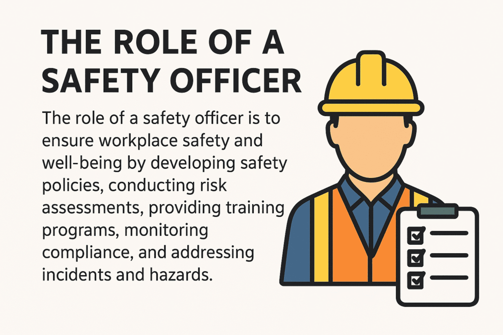 What is the role of a safety officer?