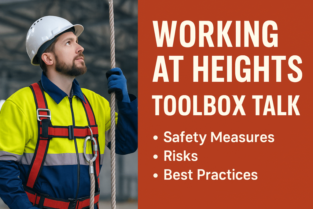 Working at Heights Toolbox Talk – Safety Measures, Risks, and Best Practices