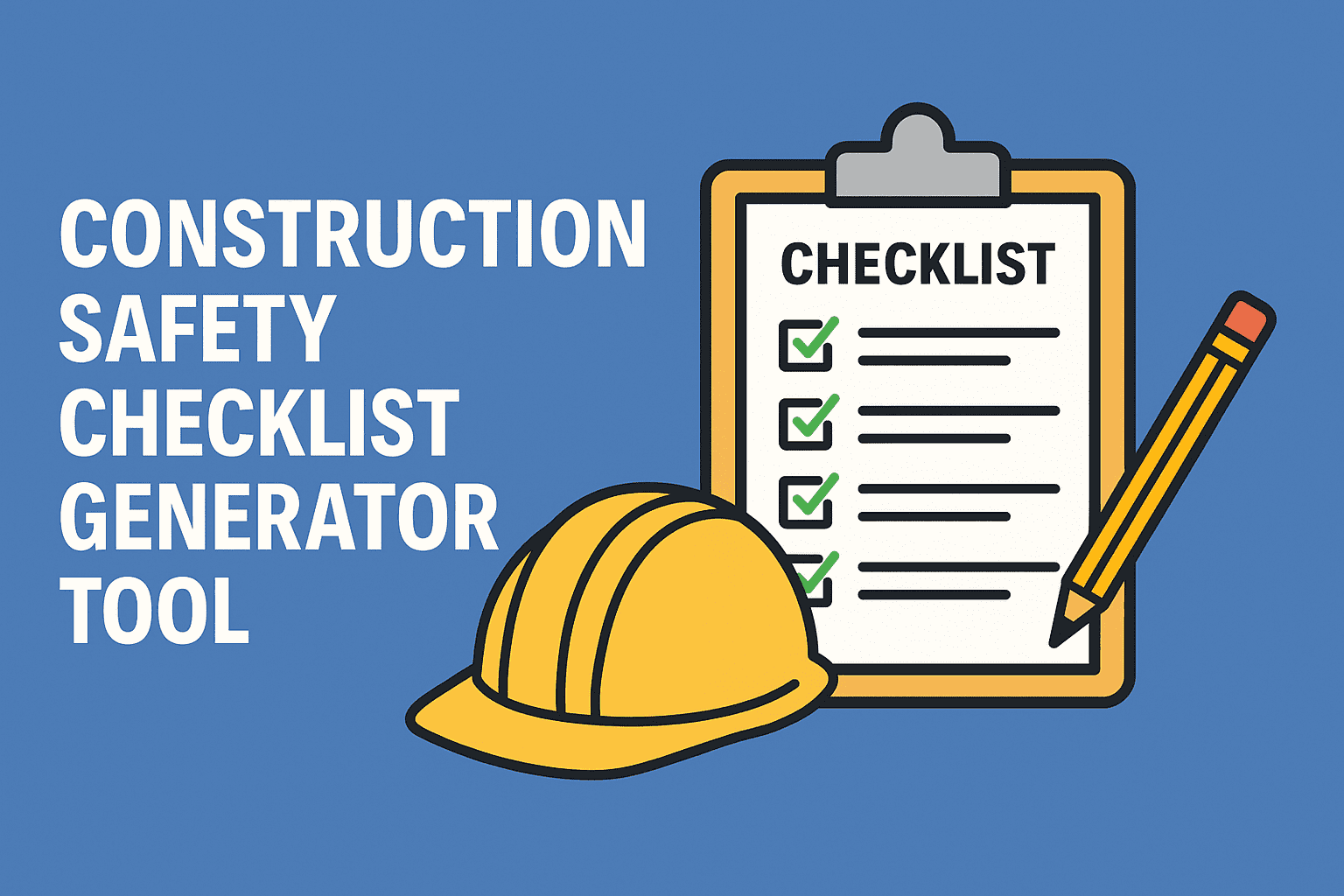 Construction Safety Checklist Generator Tool