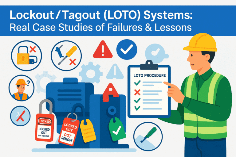 Machine Shop Risk Assessment Lockout/Tagout (LOTO) Systems: Real Case Studies of Failures & Lessons ...