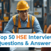 Top 50 HSE Interview Questions and Answers
