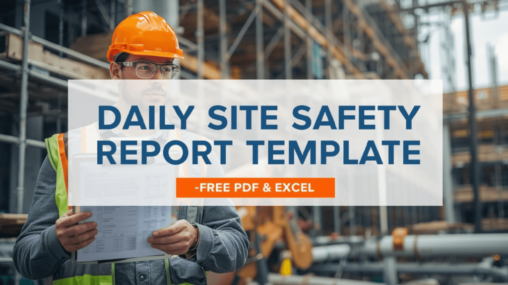 Daily Site Safety Report Template