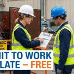Permit to Work Template (Hot Work, Confined Space, etc.)