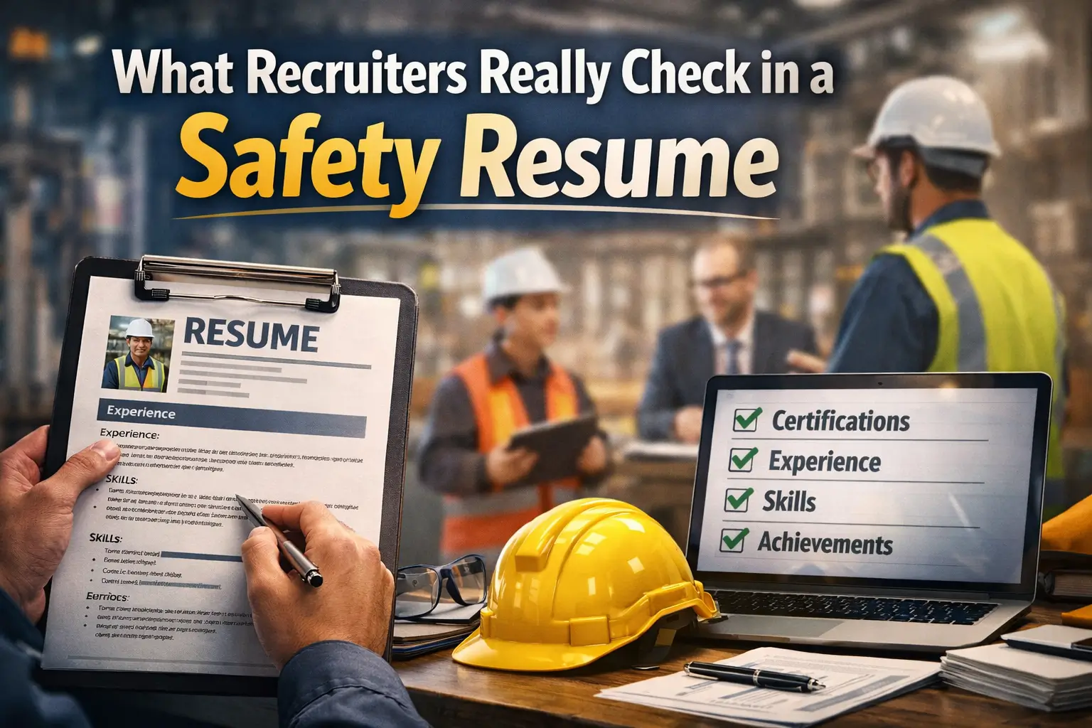 What Recruiters Really Check in a Safety Resume