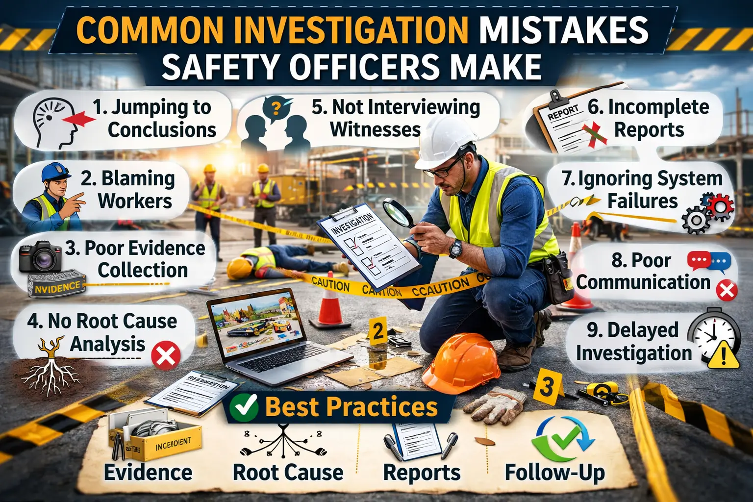 Common Investigation Mistakes Safety Officers Make
