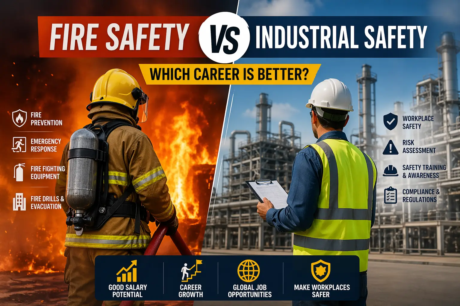 Fire Safety vs Industrial Safety