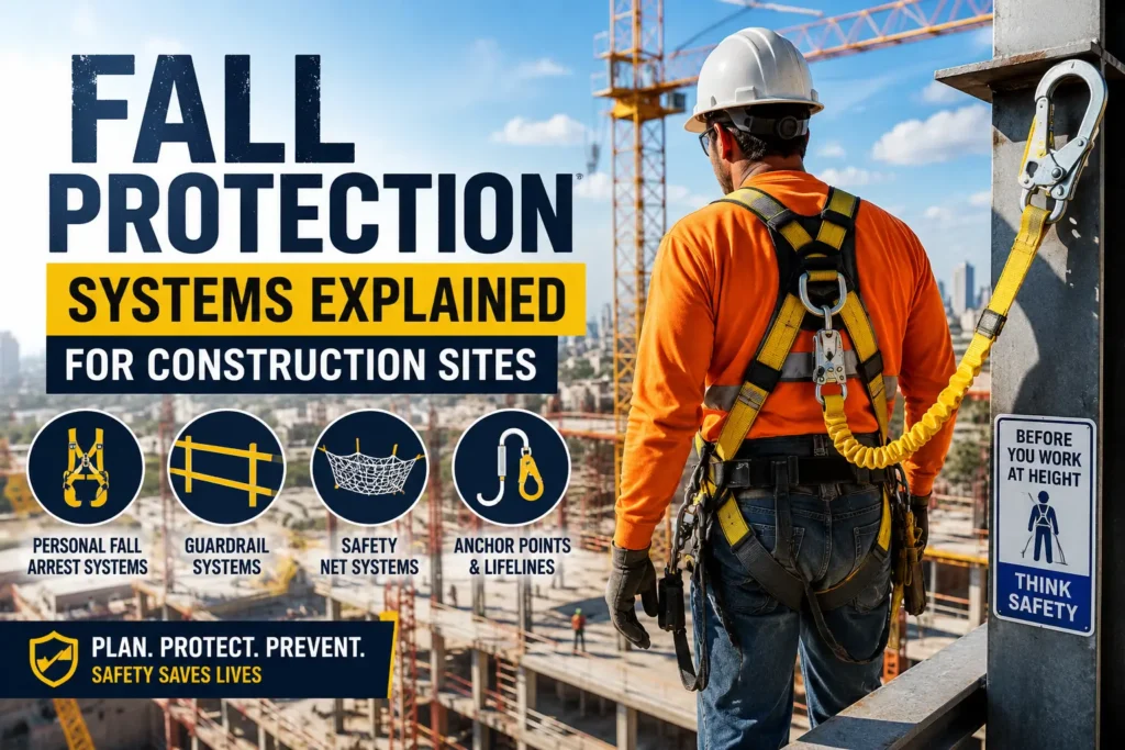 Fall Protection Systems Explained for Construction Sites - The HSE Coach