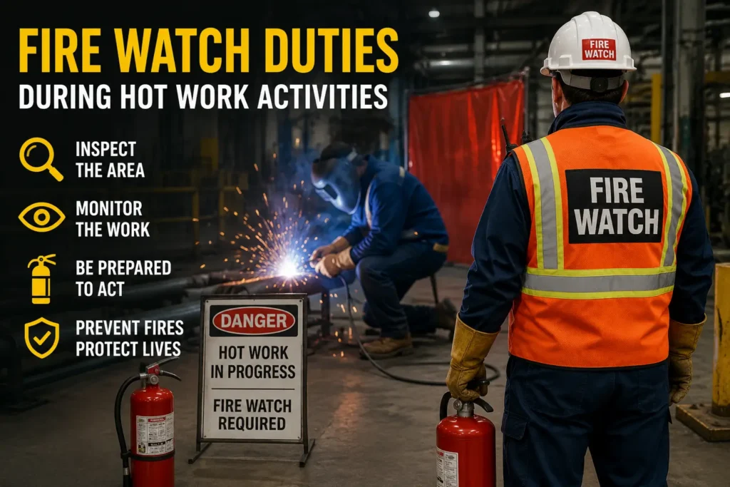 Issue Fire Watch Fire Watch Duties During Hot Work Activities - The HSE Coach