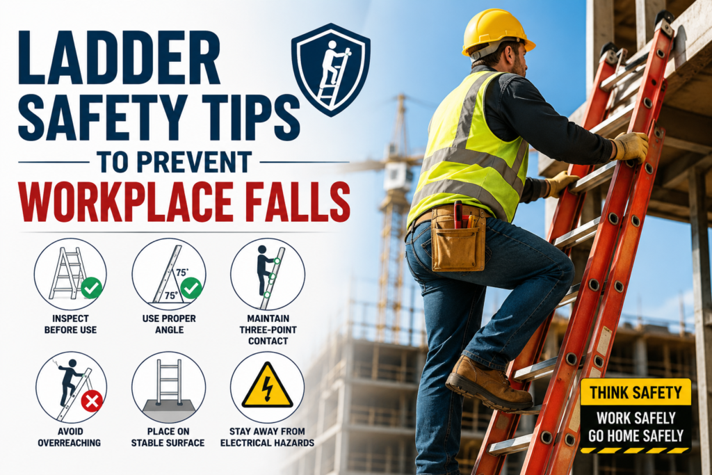 Ladder Safety Tips to Prevent Workplace Falls - The HSE Coach