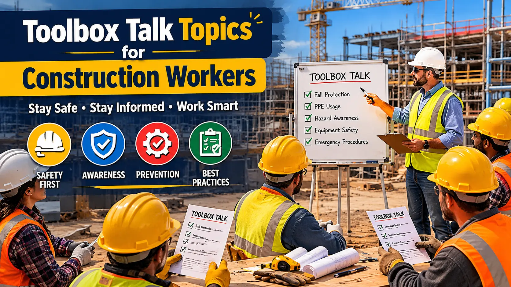 Toolbox Talk Topics for Construction Workers - The HSE Coach
