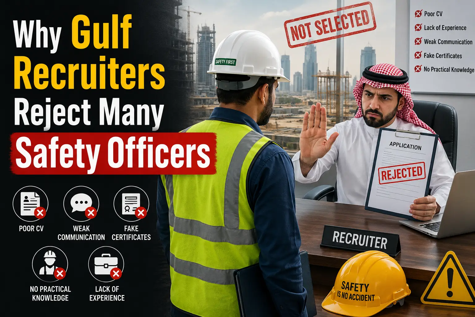 Why Gulf Recruiters Reject Many Safety Officers