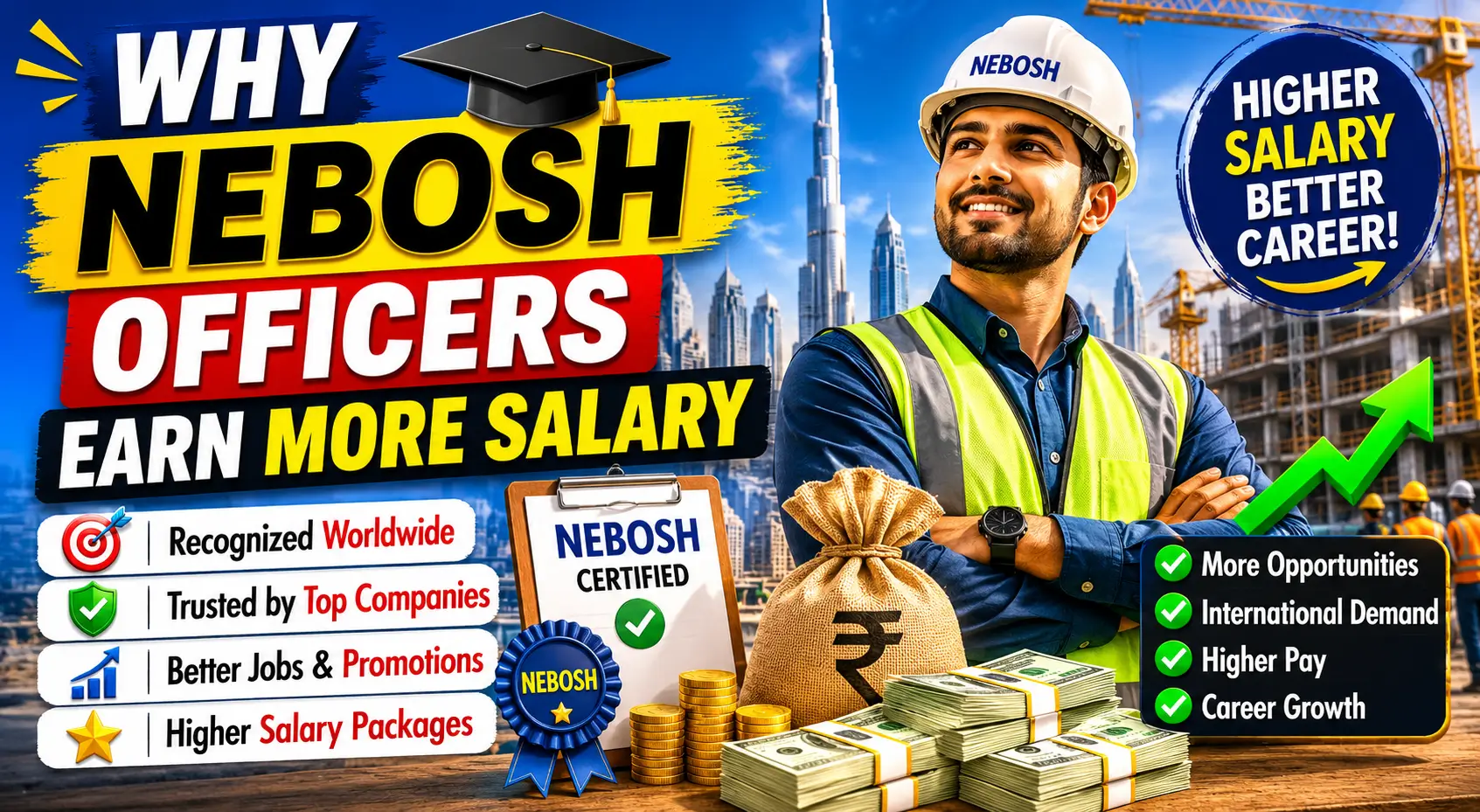 Why NEBOSH Officers Earn More Salary