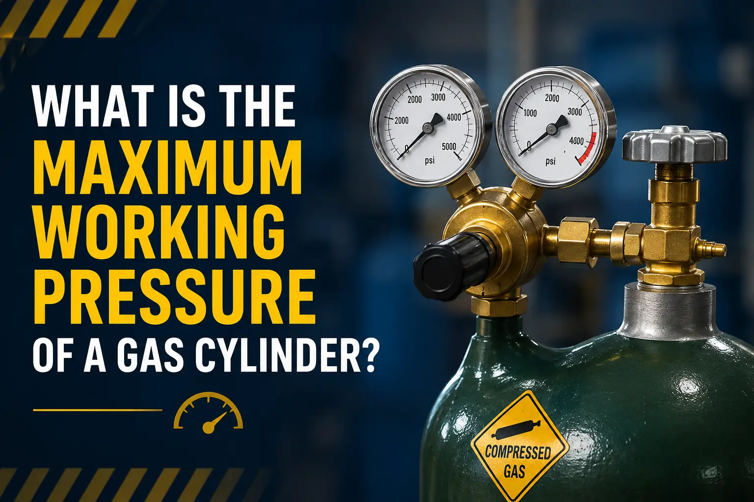 Maximum Working Pressure of a Gas Cylinder