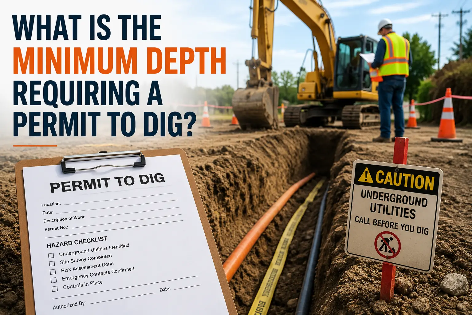 Dig Depths What Is the Minimum Depth Requiring a Permit to Dig? - The HSE Coach