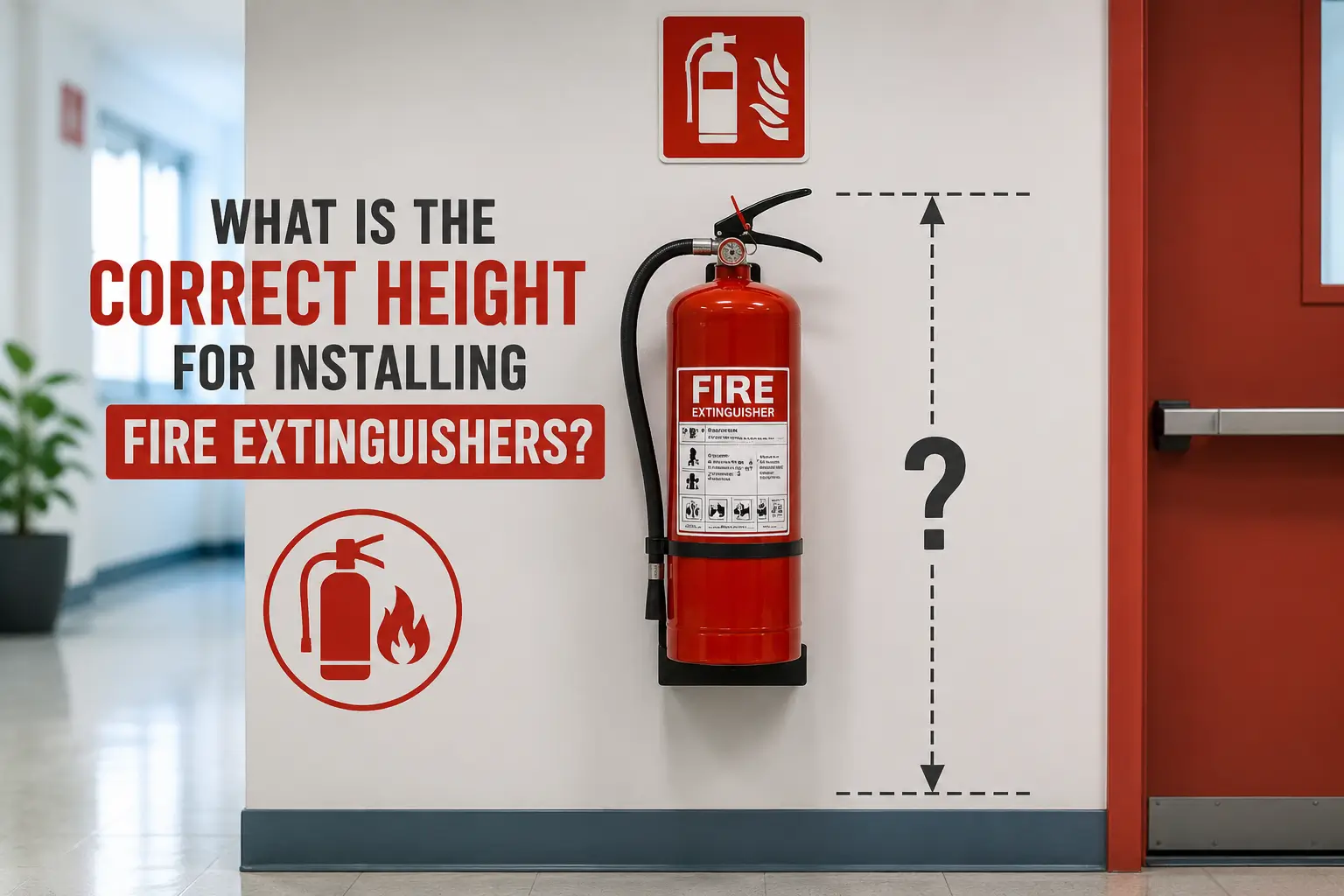 What Is the Correct Height for Installing Fire Extinguishers?