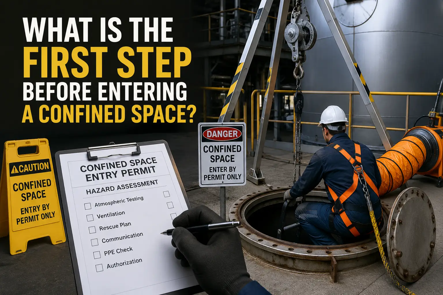 First Step Before Entering a Confined Space