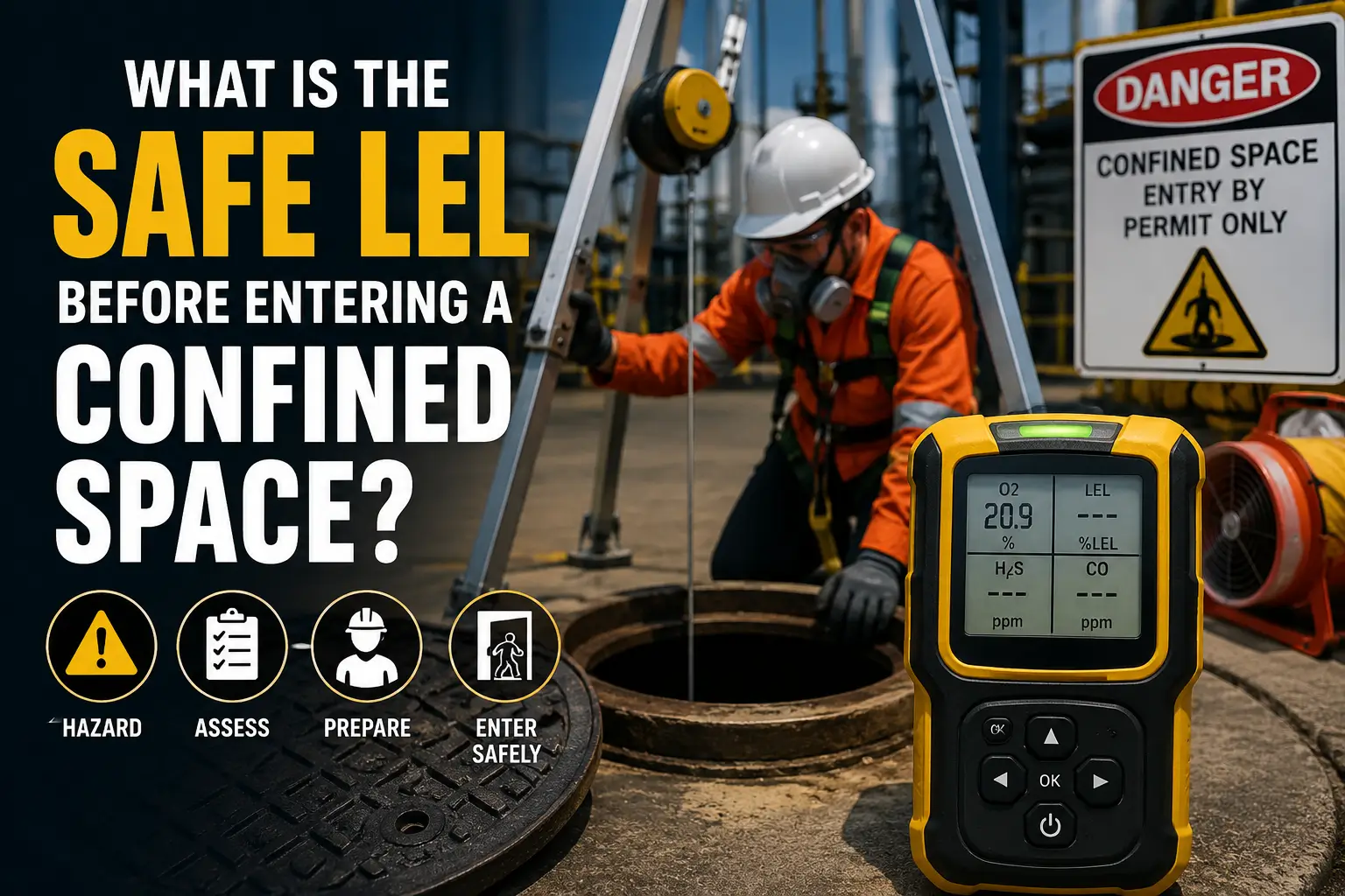 Safe LEL Before Entering a Confined Space
