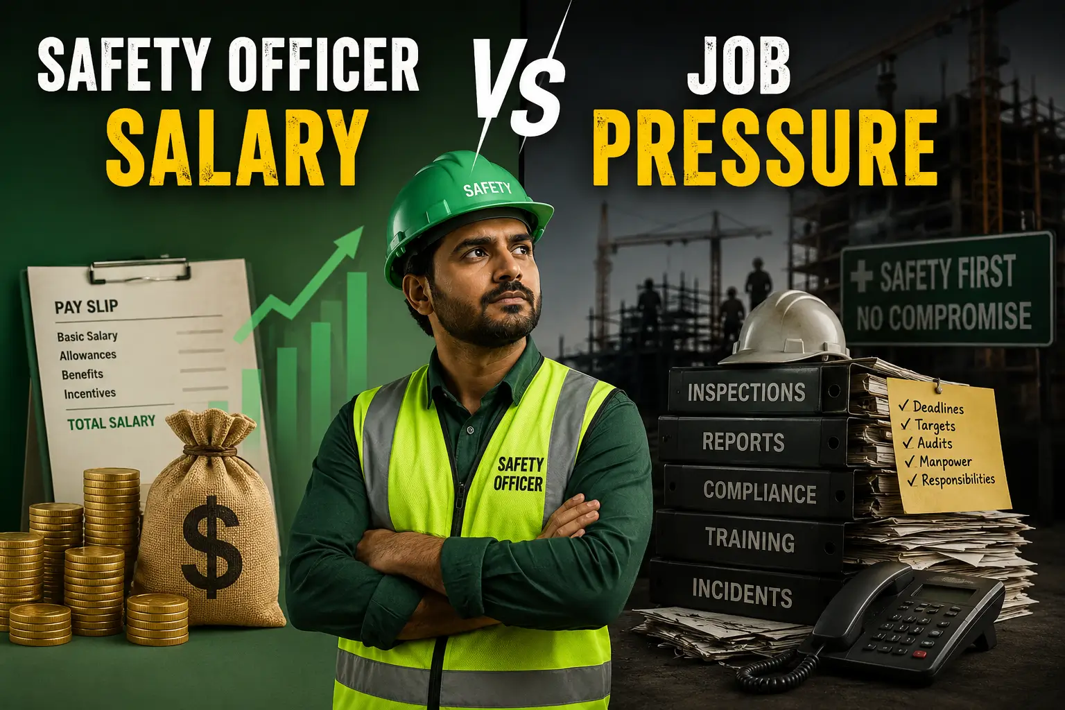 Safety Officer Salary vs Job Pressure