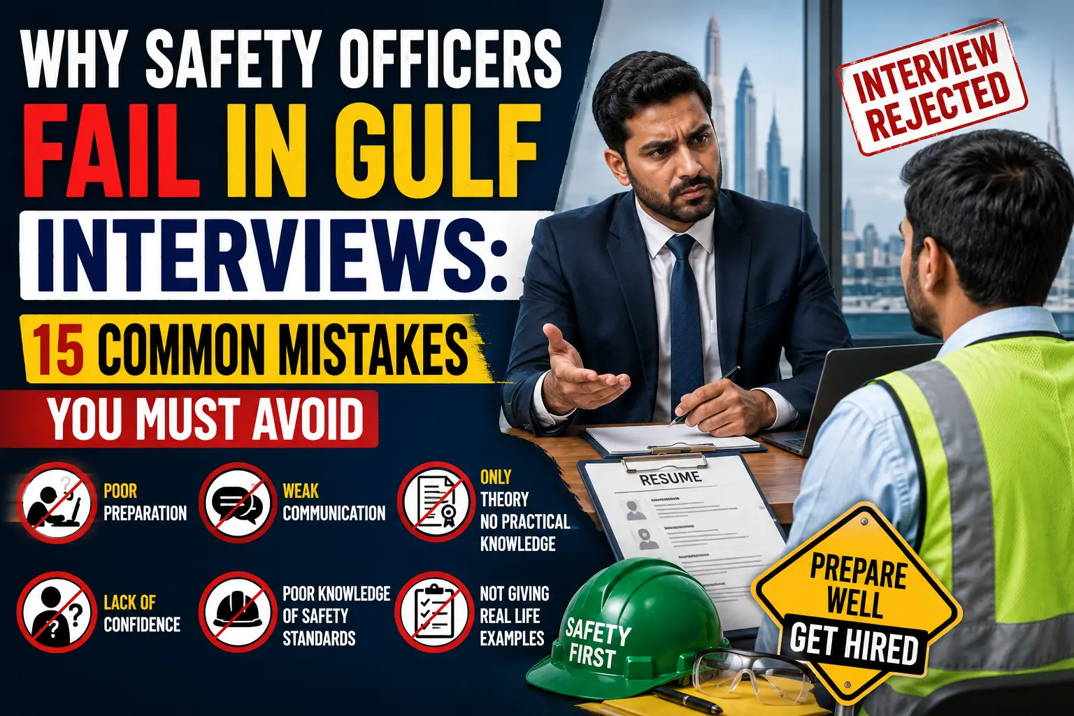 Why Safety Officers Fail in Gulf Interviews