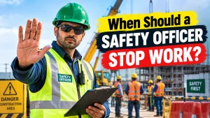 When Should a Safety Officer Stop Work?