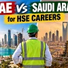 UAE vs Saudi Arabia for HSE Careers